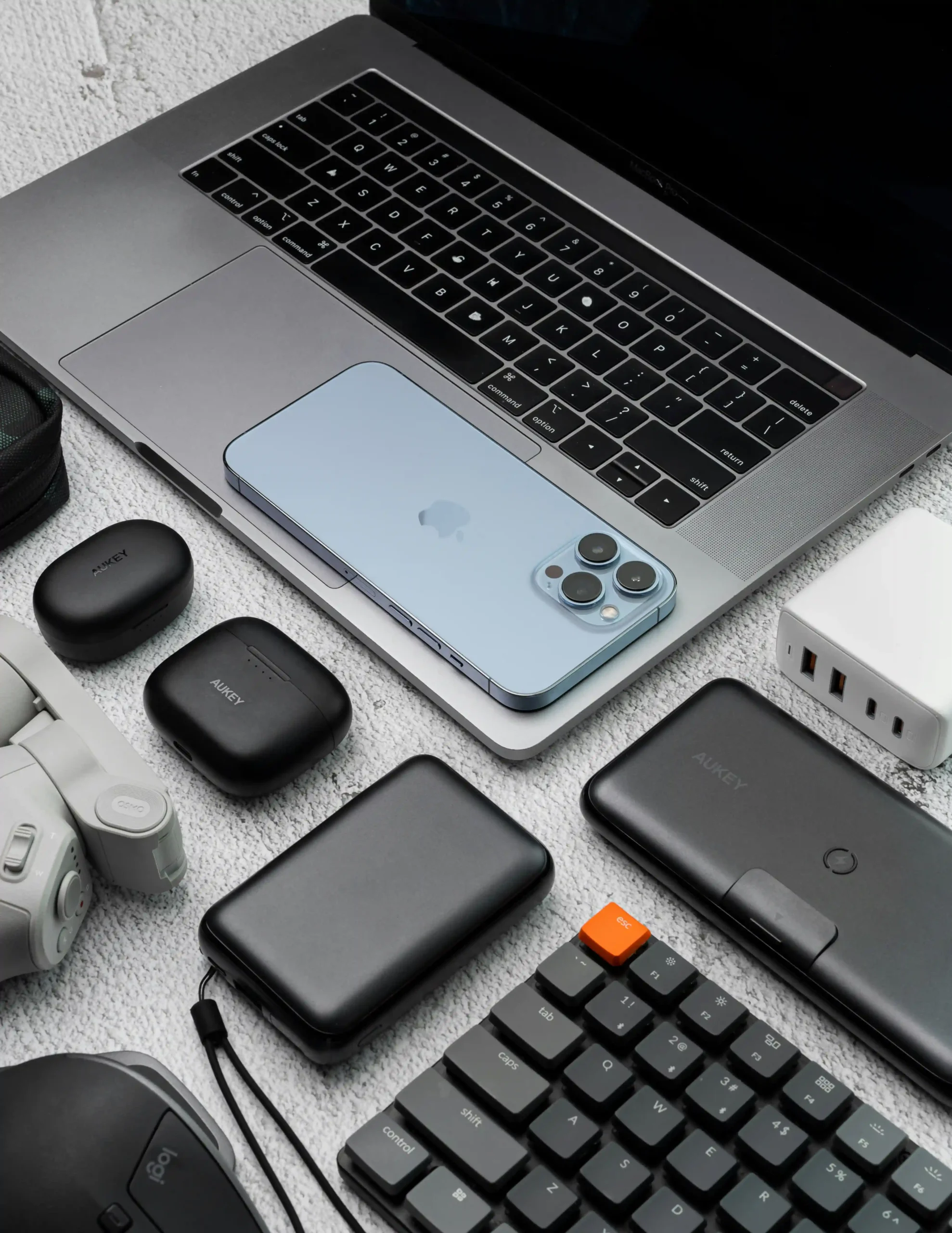 Consumer electronics gadgets and tech hardware